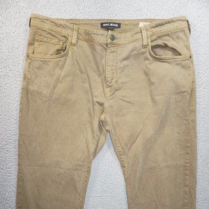 Mavi Jeans Mens Size 42x30 Zach Straight Denim Jeans Brown Relaxed Fit